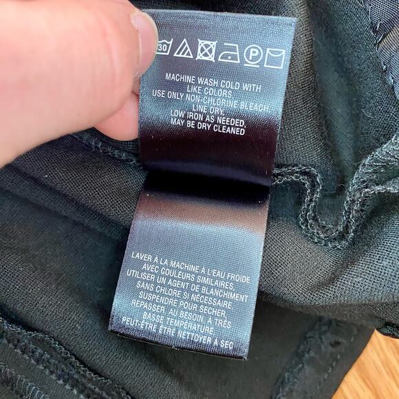 Anthropologie Maeve Black White Crosswise Stripe Fit & Flare Mini Dress Womens 6 - Picture 14 of 15